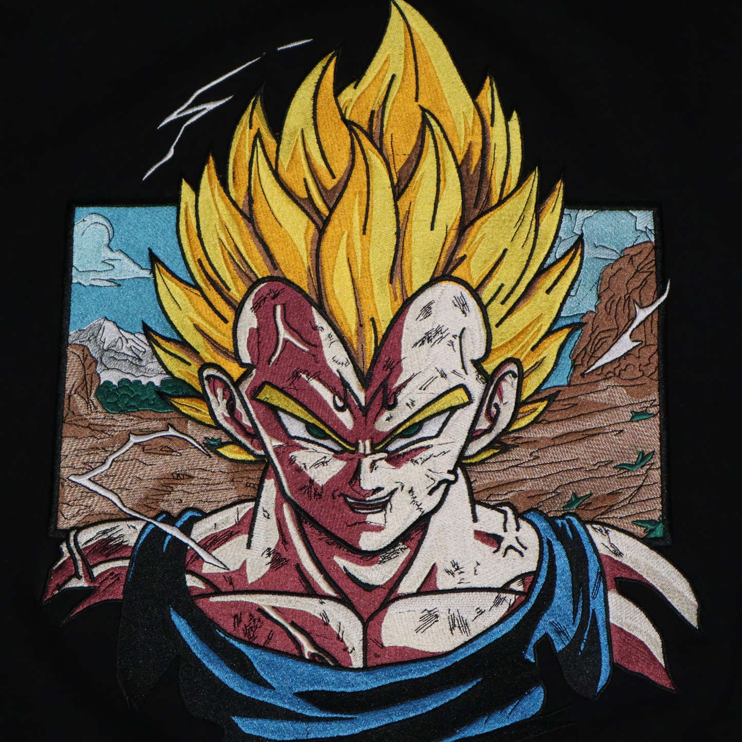 Majin Vegeta Embroidered Hoodie